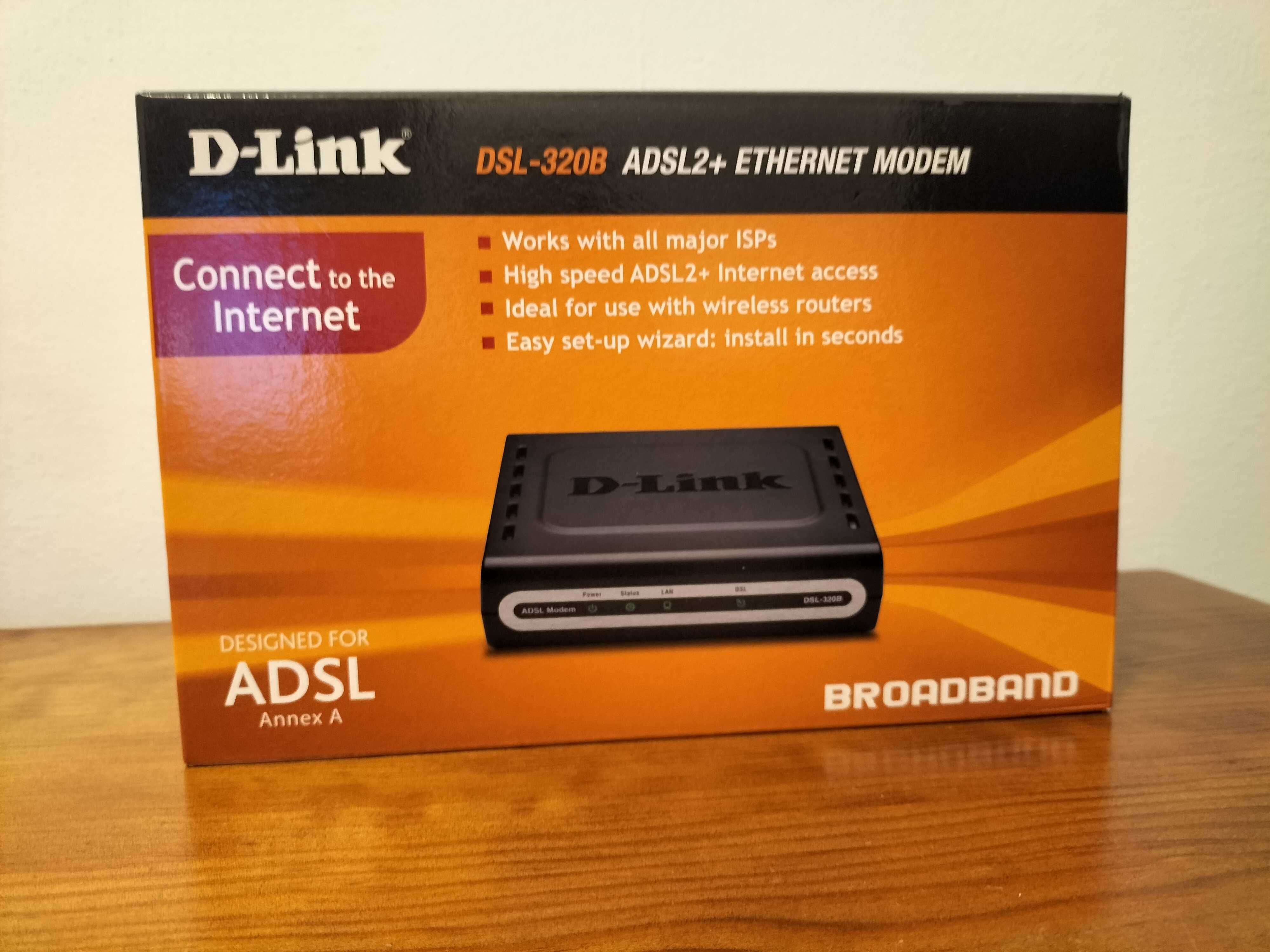 D-Link DSL-320B ADSL2+ ETHERNET MODEM