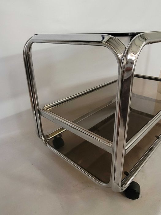 bauhaus stolik chromowany Huwa-Spiegel Pasol 88x45 h 55