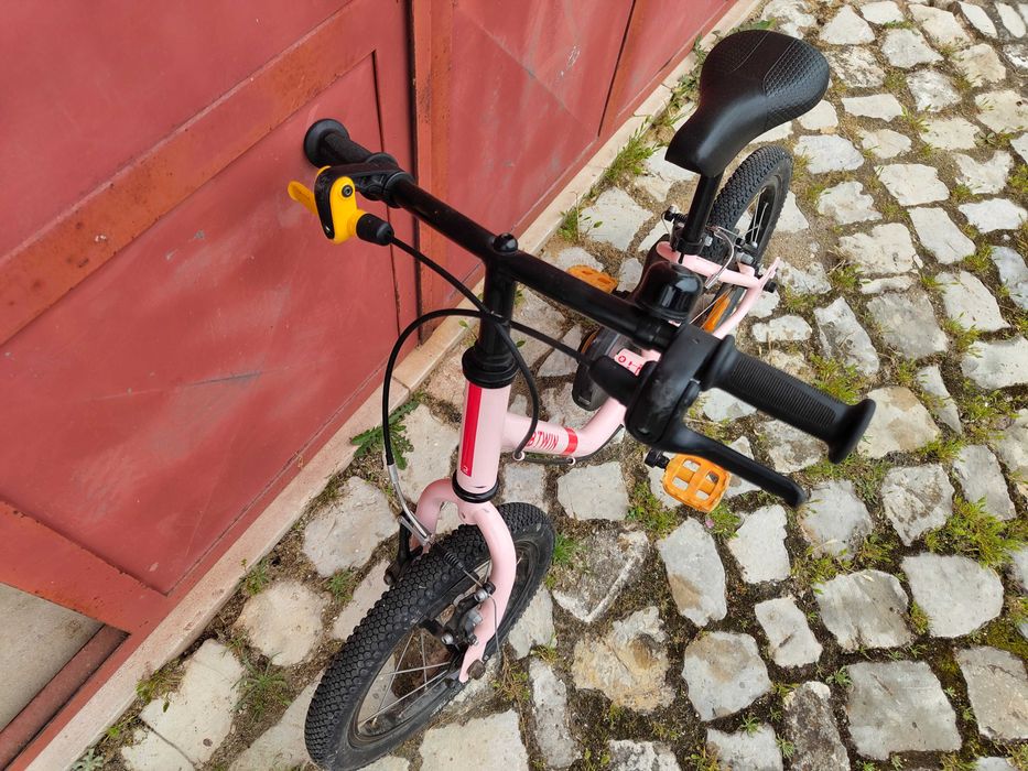 Bicicleta Decathlon 2 em 1 de 14 polegadas