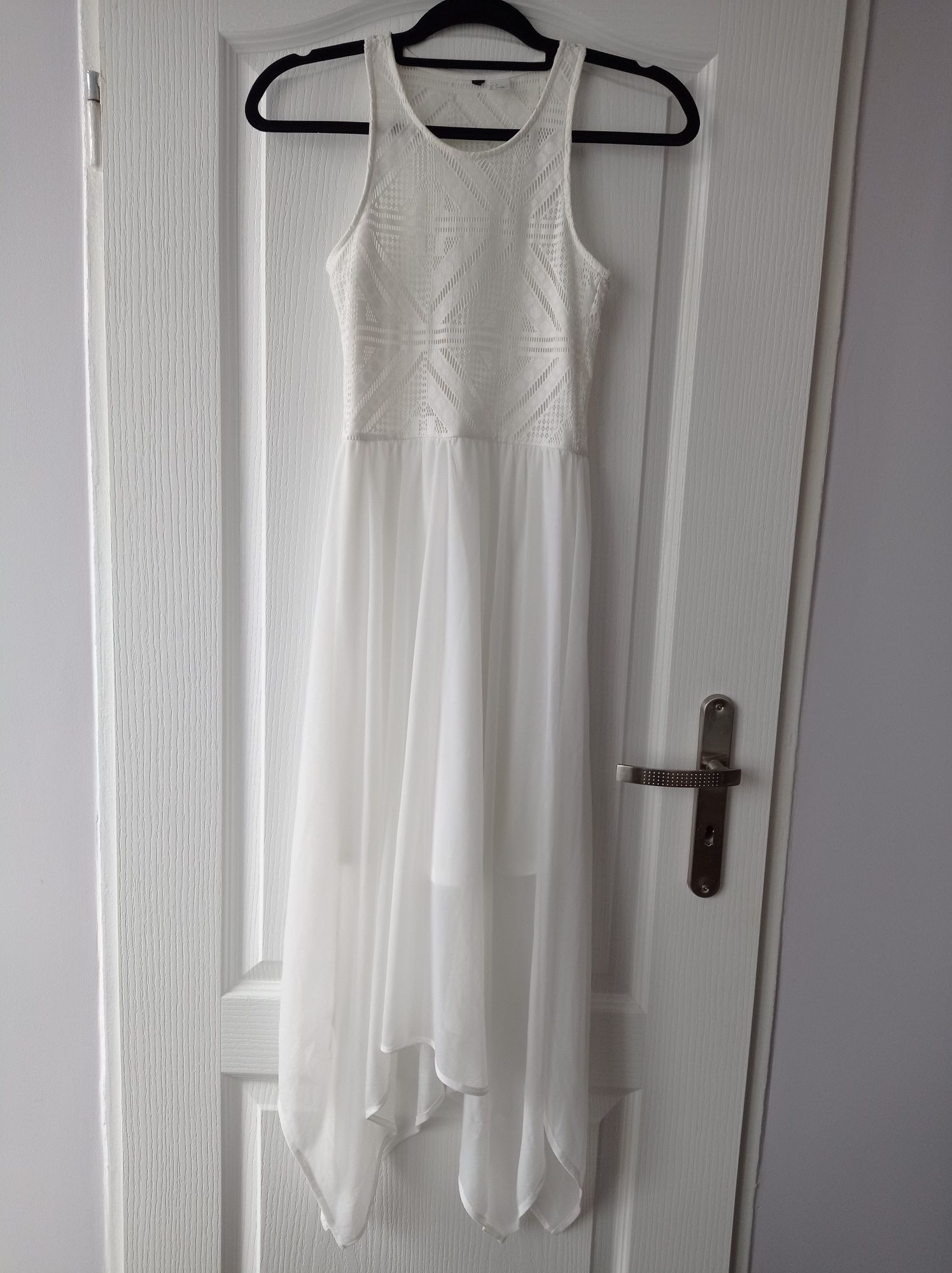 Biała sukienka H&M