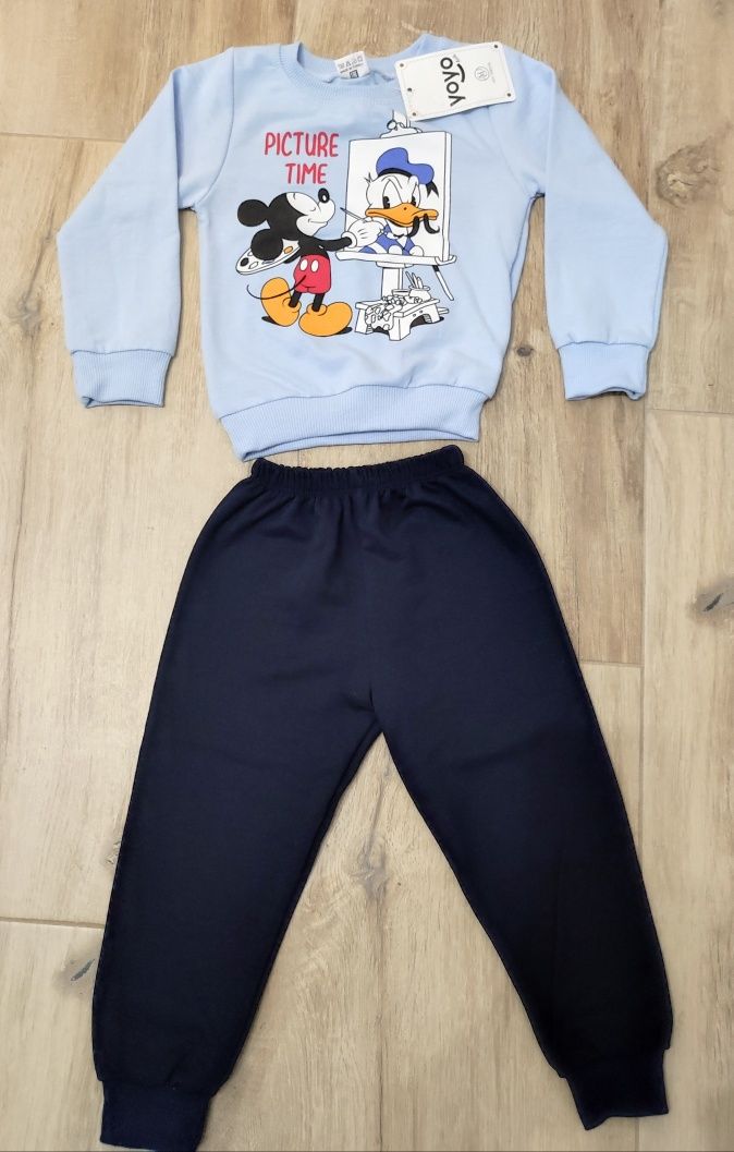 NOWY dres Donald & Mickey  r. 98, z metki 104, 100% bawełna