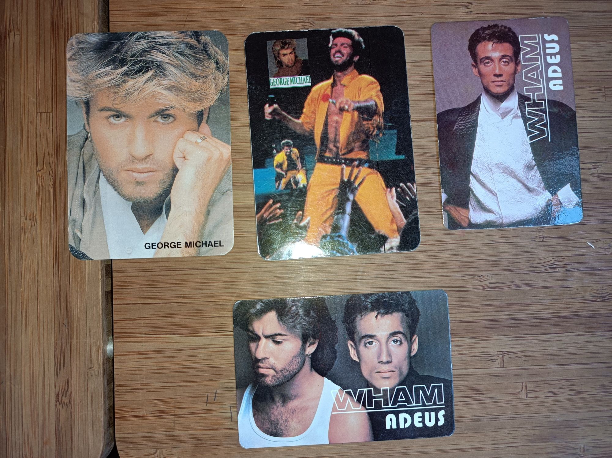 Lote de 4 Calendários * George Michael / Wham * Anos 1986 / 1987