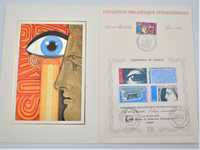 Bloczek 4 znaczków w albumie "Arphila '75" Paryż Wystawa 1975r