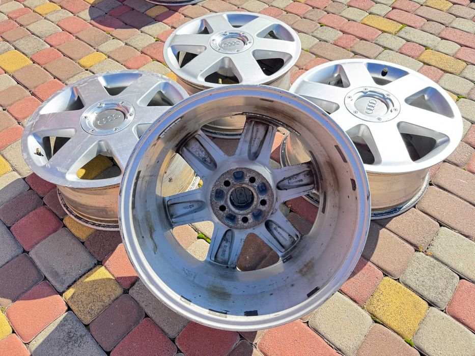 Тітанові діски Ronal 5*100 R17 VW Golf 4-Skoda rapid-faBia-Audi 3