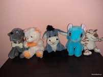 Peluches "novos" 3EUR cada