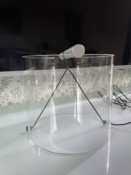 Lampa stołowa Flos To Tie 1 lampa nocna kolor srebrny szkło szklana