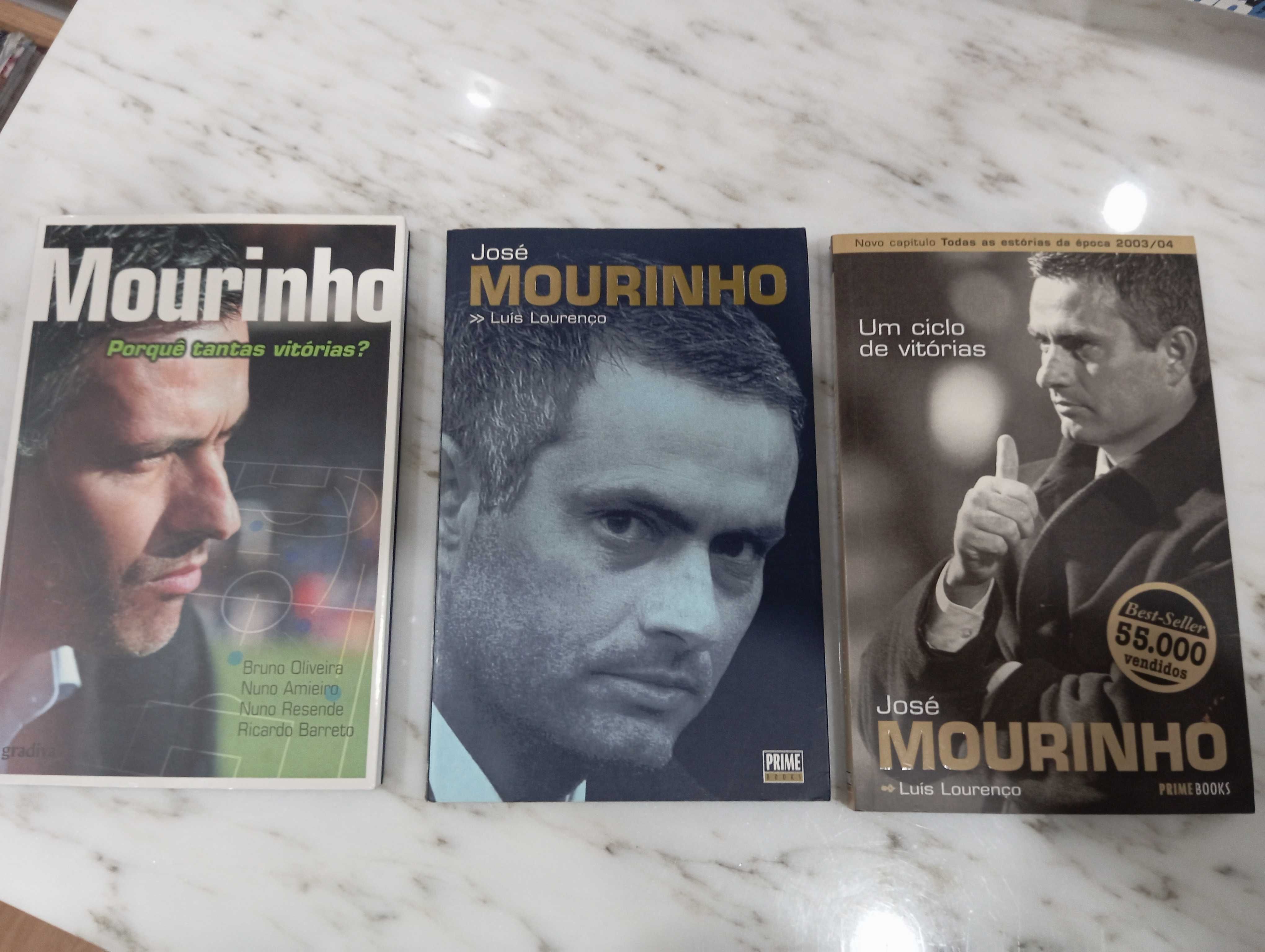 3 livros José Mourinho+2 Futebol