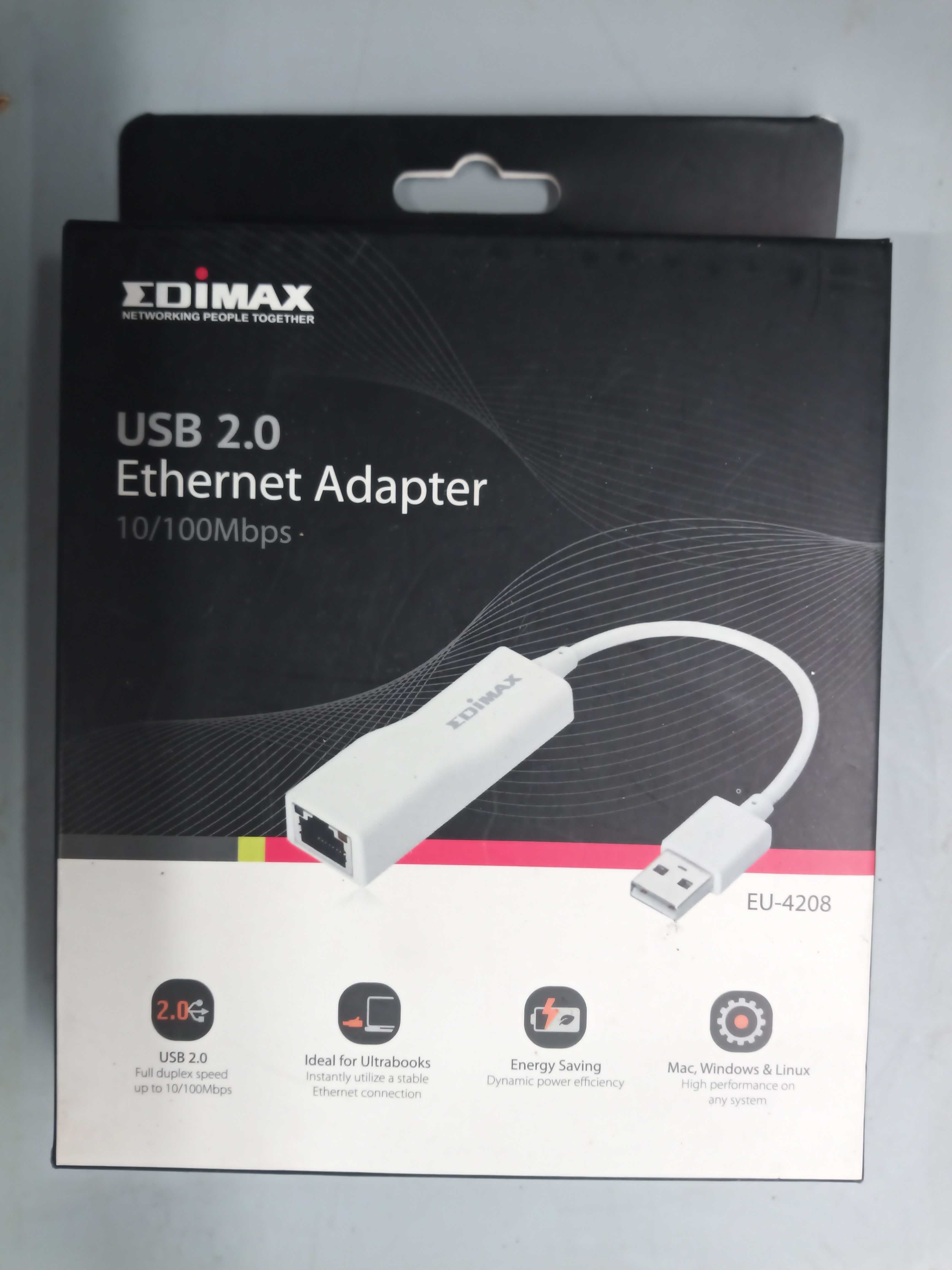 EDIMAX ethernet adapter USB2.0 karta sieciowa LAN na kablu