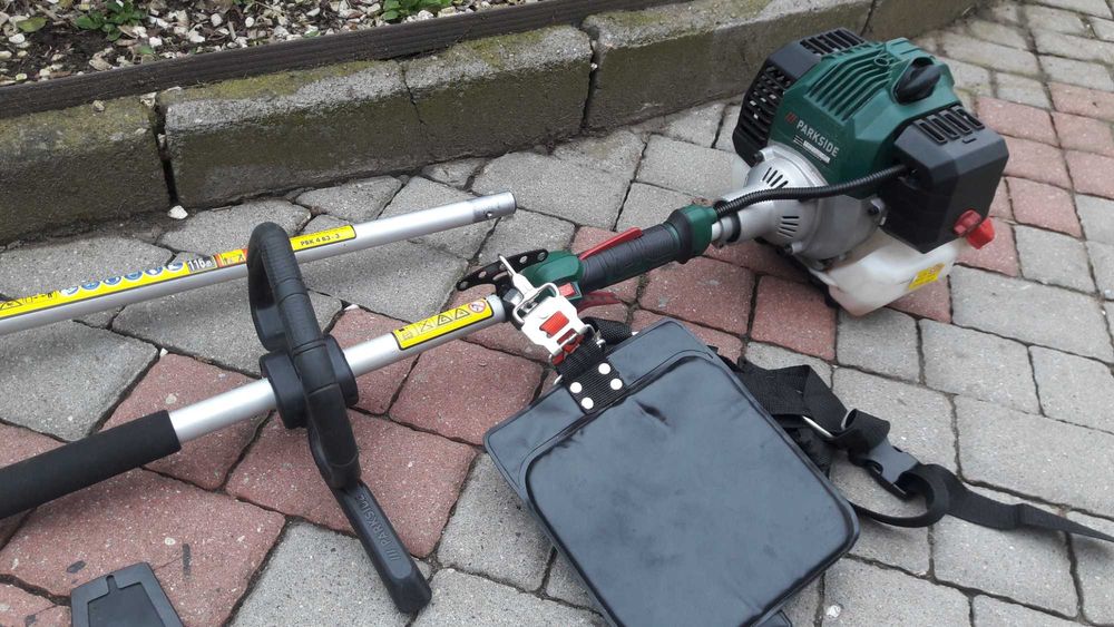 Mocna Kosa Spalinowa 4w1 Szpula / Tarcza / Piła / Nożyce PARKSIDE FV