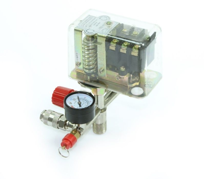 Wyłącznik ciśnieniowy kompresora 400V Presostat Szklany 3 fazy