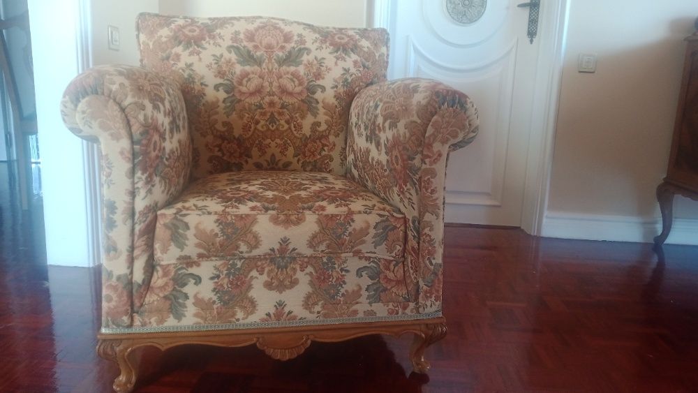 Sofa Poltrona de 1 lugar retro anos 50 em bom estado