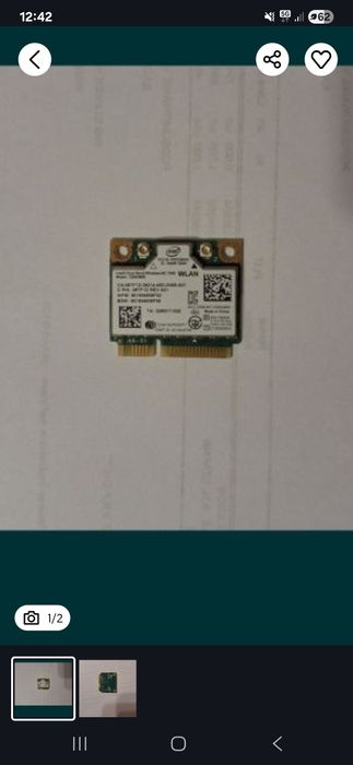 Karta WiFi intel ac7260