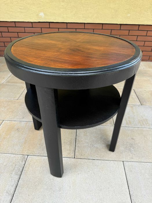 stolik kawowy mały intarsja stoliczek ława okrągły stół