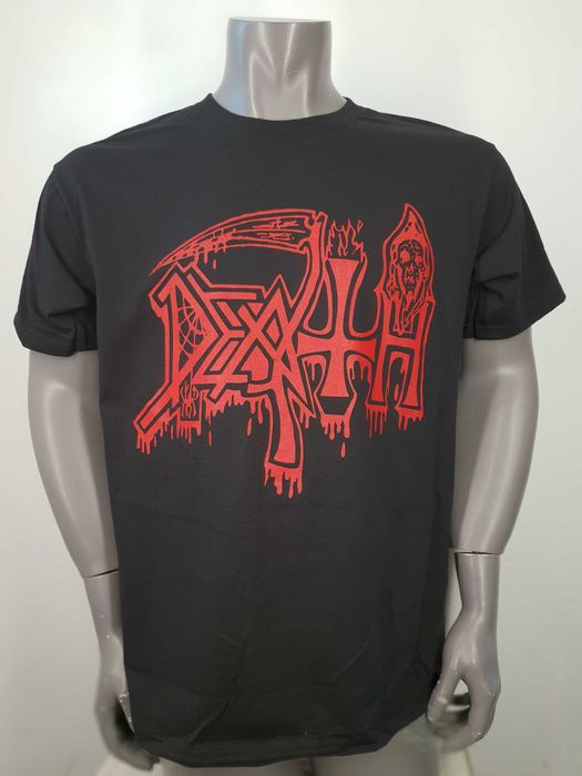 T-Shirt Death, Logo Red, Death Metal