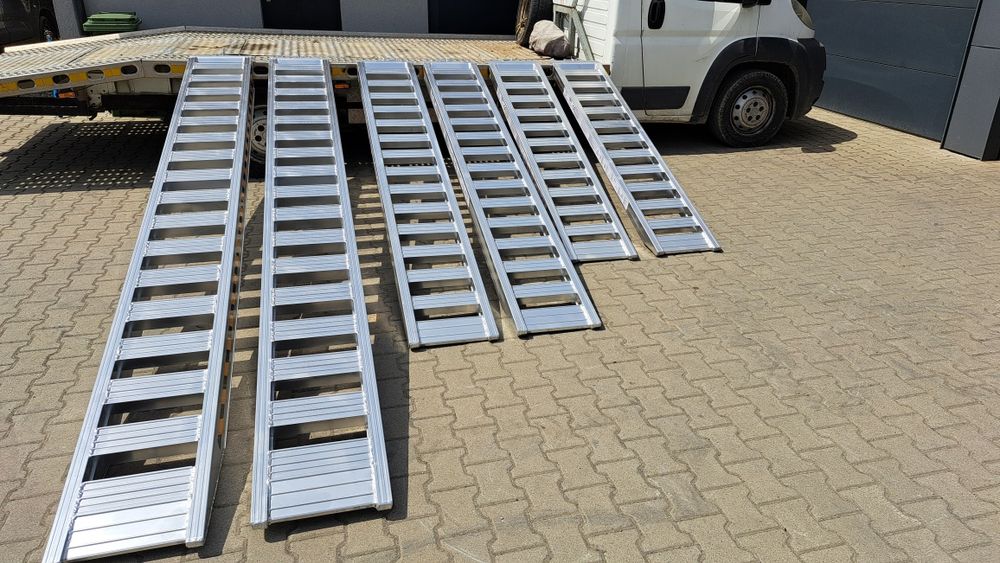Najazdy aluminiowy 2,3,6ton, 2,3-4m, minikoparka,  quad, traktorek