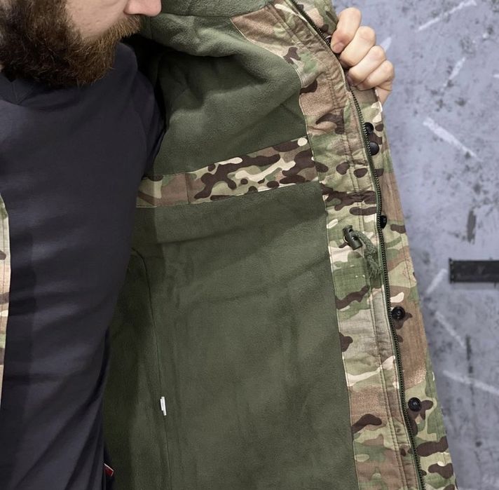 Куртка  Han wild G8 ріп-стоп на флісі мультикам