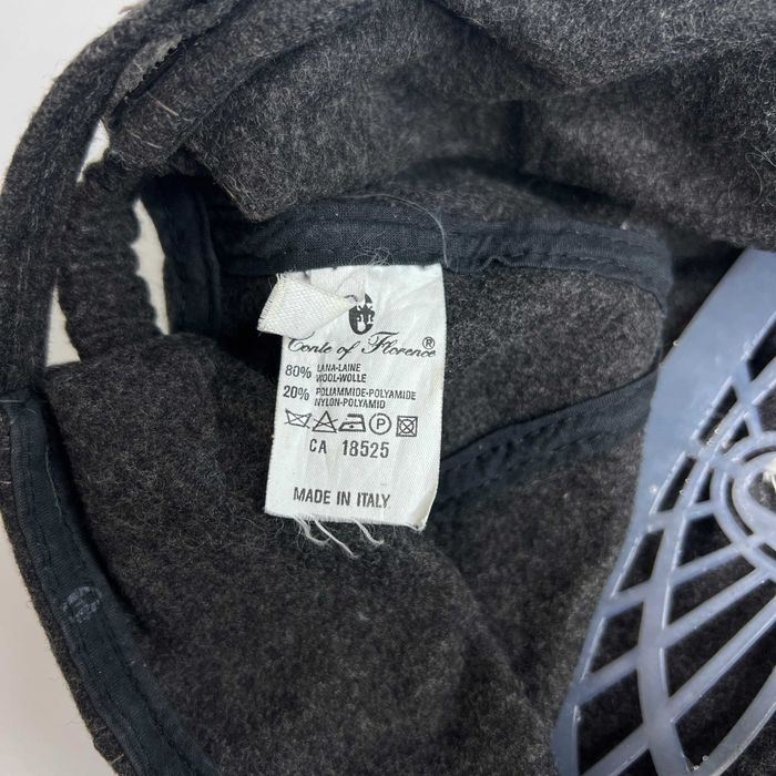Вінтажна кепка Conte of Florence вовняна з вухами шапка Made in Italy