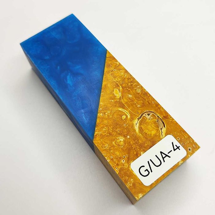 Бруски гибриды для рукоятей ножей и шампуров. Кап клена + смола.