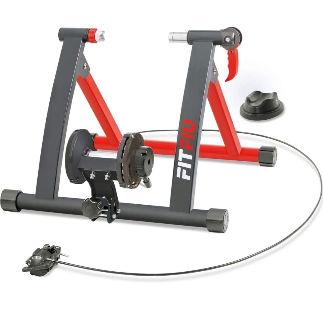 Trenażer rowerowy FitFiu ROB-10 26-29'' składany magnetyczny do 150 kg