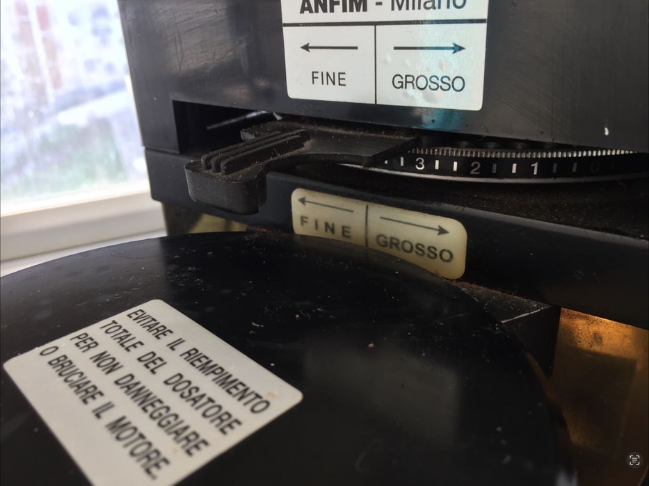 Moinho profissional de café, baristas, Nanfim Milano