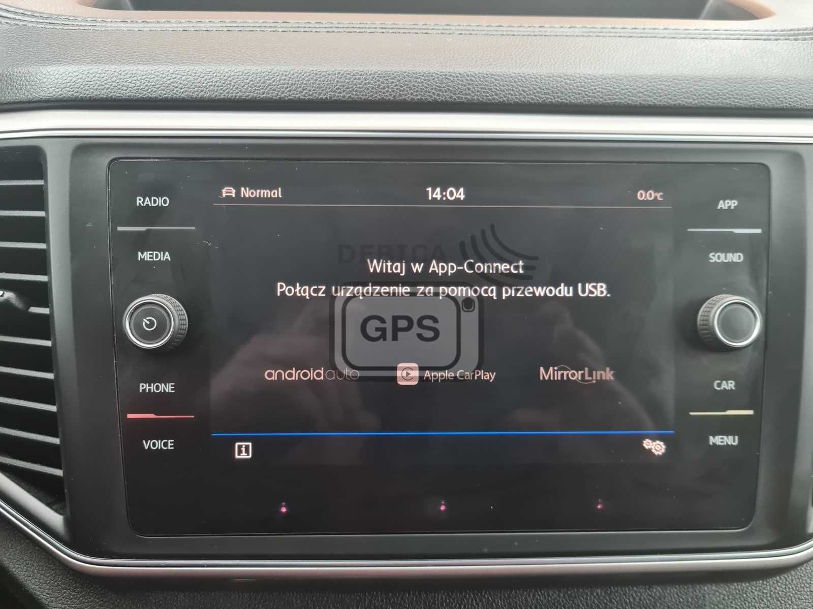 Android Auto CarPlay AppConnect Volkswagen VW MIB 2 Discover Media Map