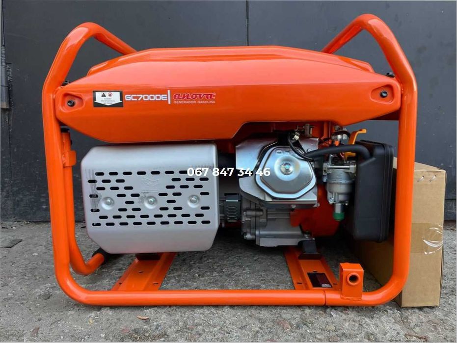Генератор ANOVA GC7000E 7.0 kW / 8.75 kVA 230V Бензин 1 фаза Испания