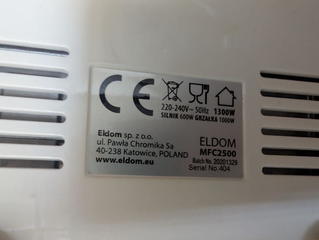 Robot wielofunkcyjny Eldom Perfect Mix 2 MFC2500