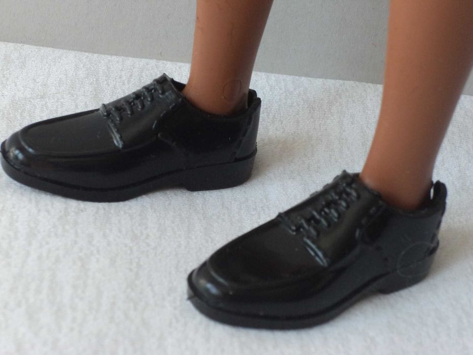 Ubranka dla lalki B. - Ken - Czarne klasyczne buty !!!