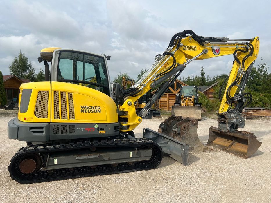 Wacker Neuson Koparka gąsienicowa KLIMA  3xramie łamane Wacker Neuson Et 90 KLIMA Deutz hydrozłącze hydrauliczne Liebherr SW33 LIKUFIX SWA33 + pilot auto hydrauliki 3 x łyżki org Liebherr 9 ton ET90 gumowe gasiennice 1 wł Cat 308 Jcb Yanmar atlas TEREX Li