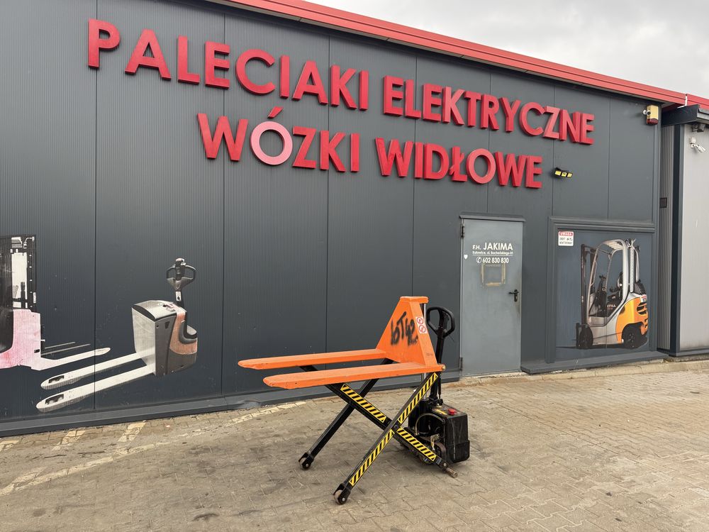 Paleciak nożycowy paleciak elektryczny Nożycowy 1000 kg 80 cm wózek