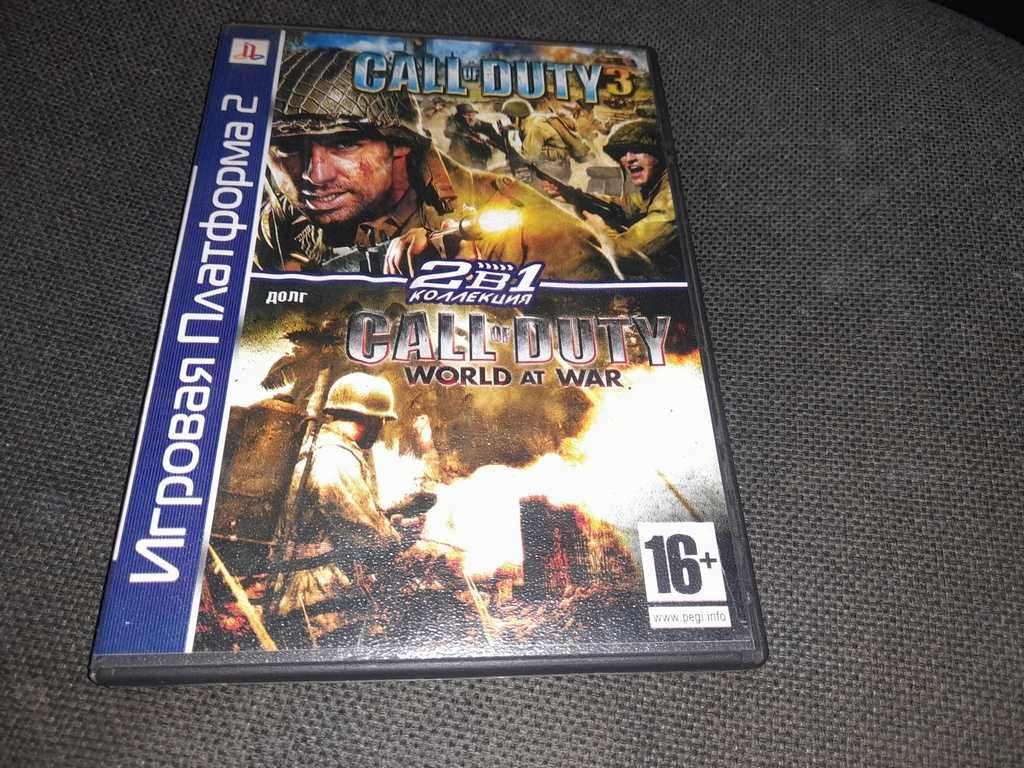диск DVD Call of duty 3