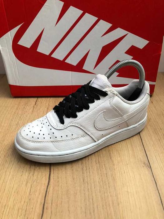 Białe Nike Sportswear Court Vision Low Unisex Rozmiar 36.5