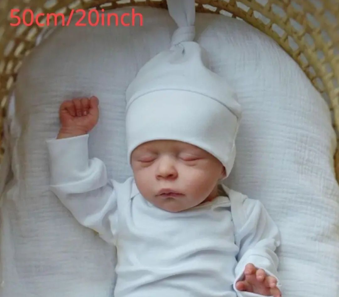 Lalka jak żywe dziecko reborn piękna NOWA duża 50 cm dla zainteresowan