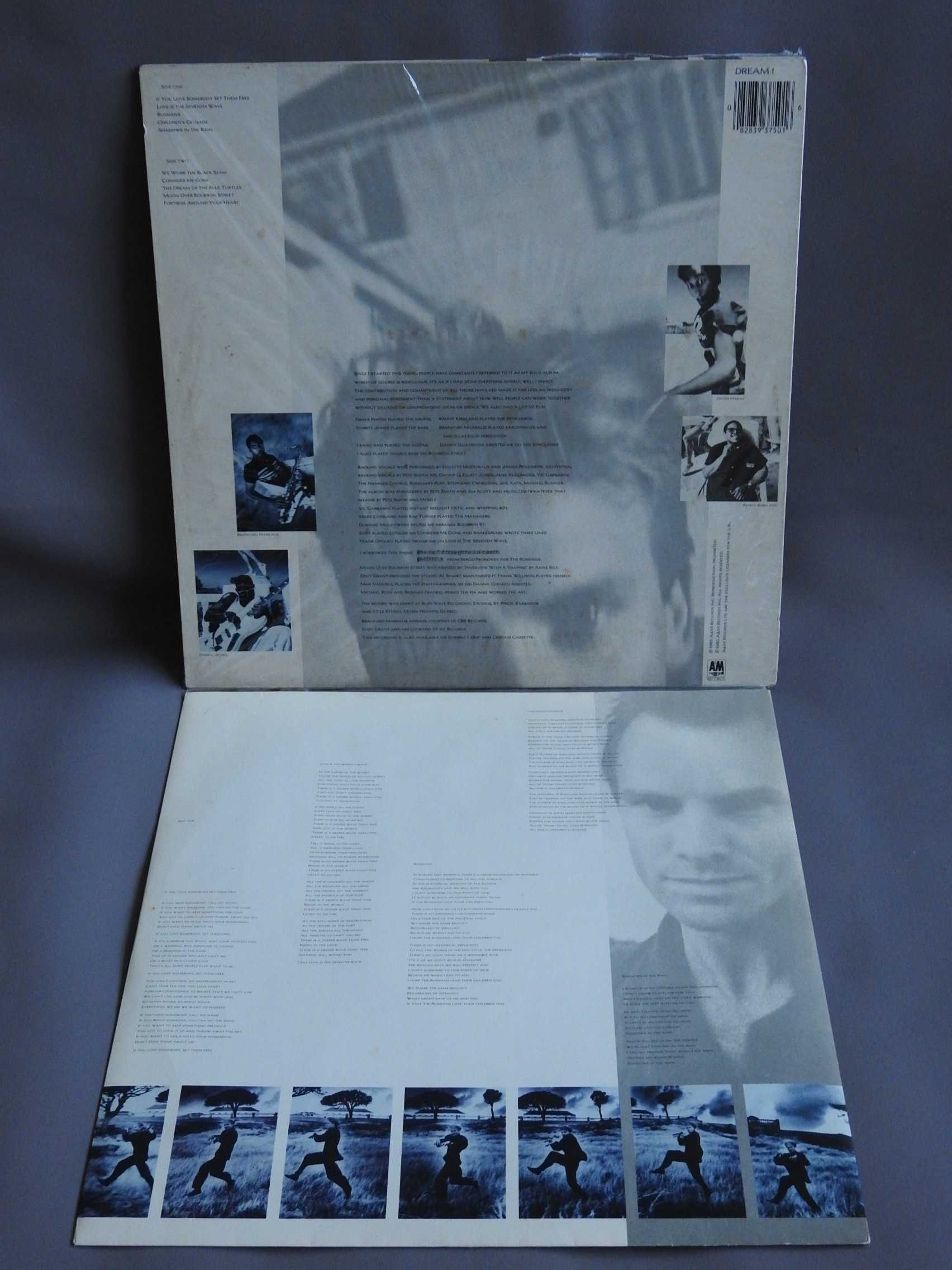 Sting The Dream Of The Blue Turtles LP 1985 UK пластинка Британия EX