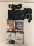 Konsola Playstation 2 Slim, z grami, dwa pady