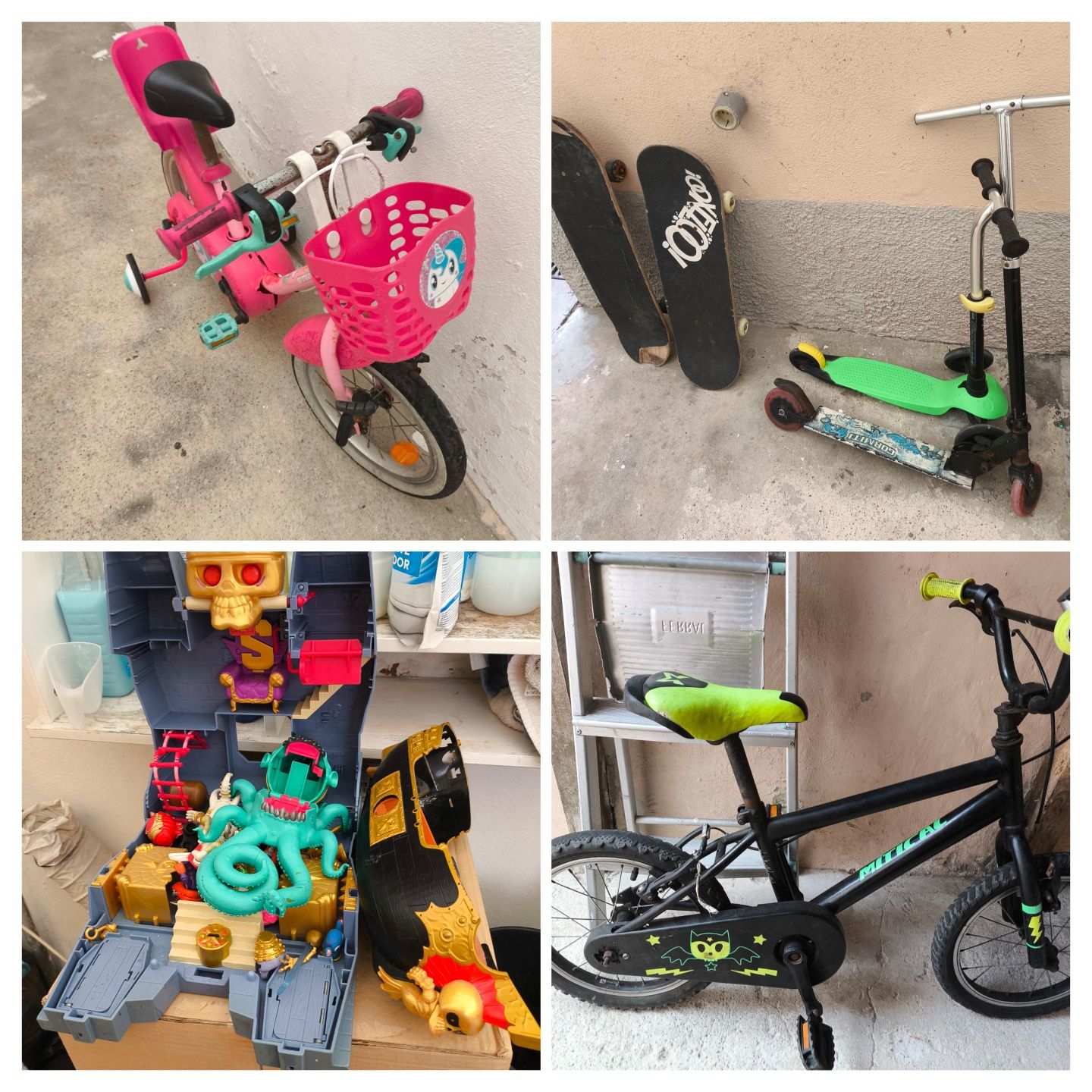 2 bike2 trotinet 2 skt brinquedos de pirata