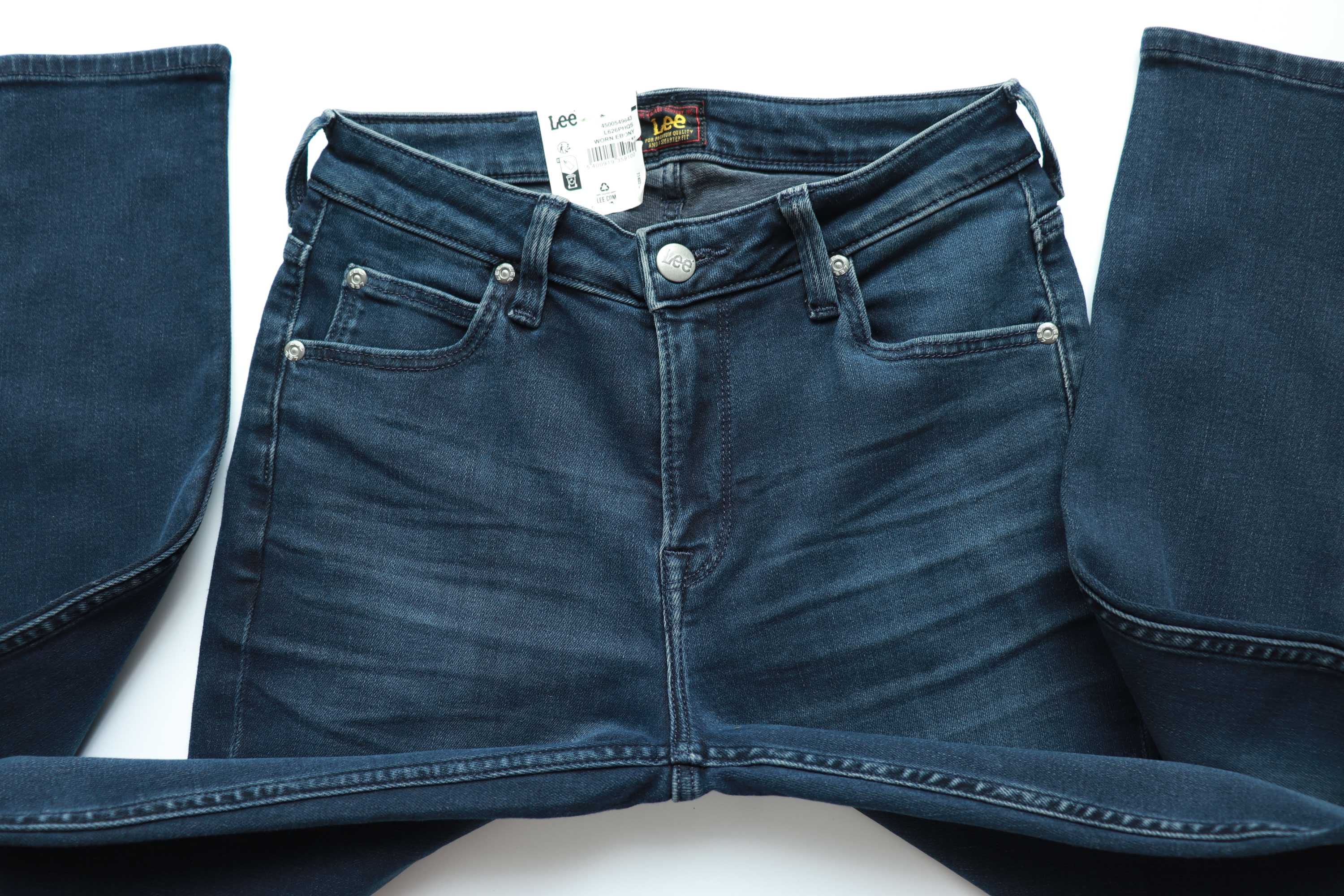 LEE SCARLETT HIGH W28 L31 damskie spodnie jeansy nowe skinny okazja