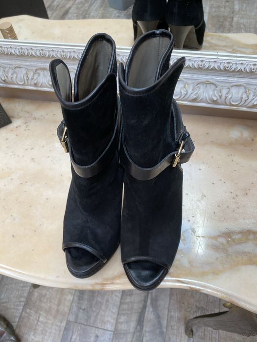 Ботильоны замшевые