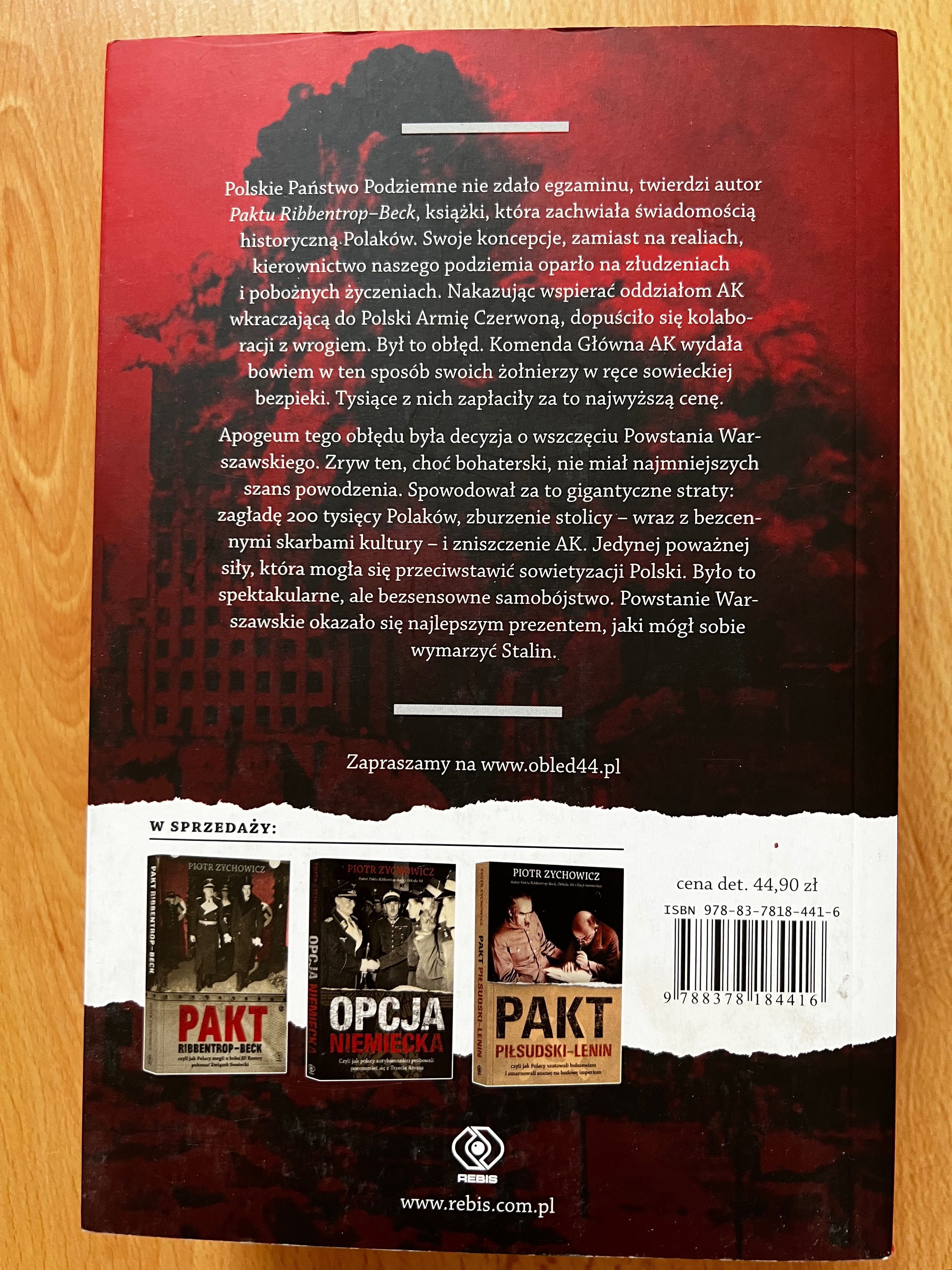 Obłęd 44 Piotr Zychowicz