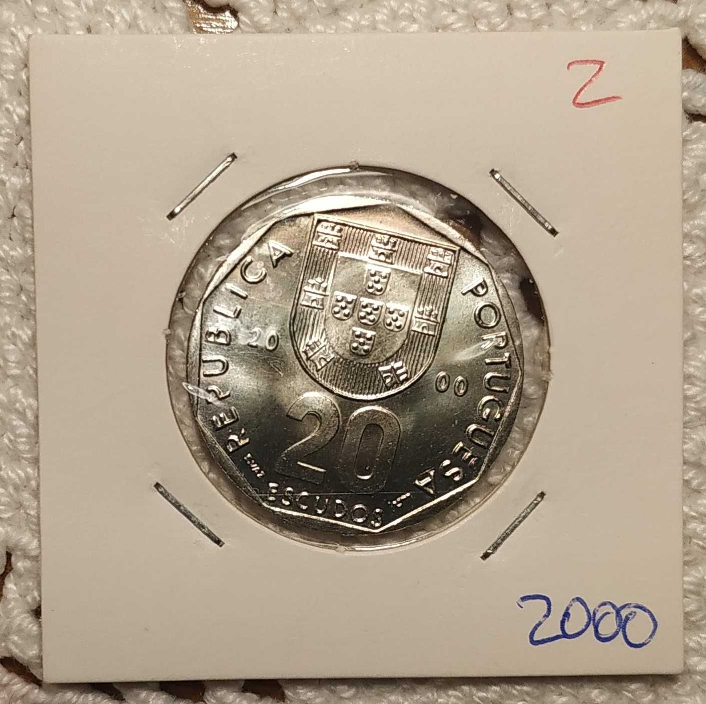 Portugal - moeda de 20 escudos de 2000