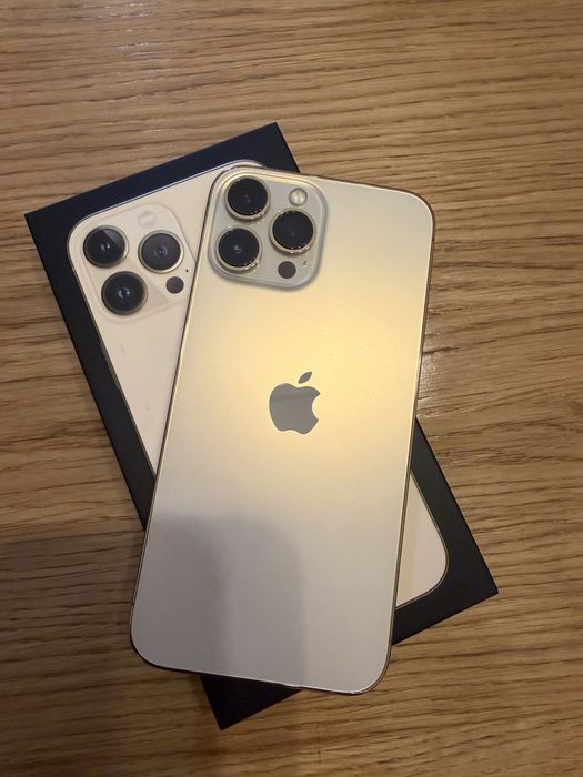 iPhone 13 Pro Max 256 GB Gold świetny stan dodatki!
