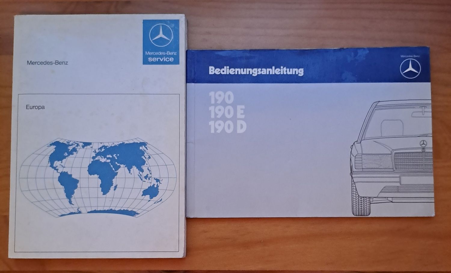 Conjunto Manuais Mercedes-Benz (W201) 190, 190E, 190D [COMO NOVOS!]