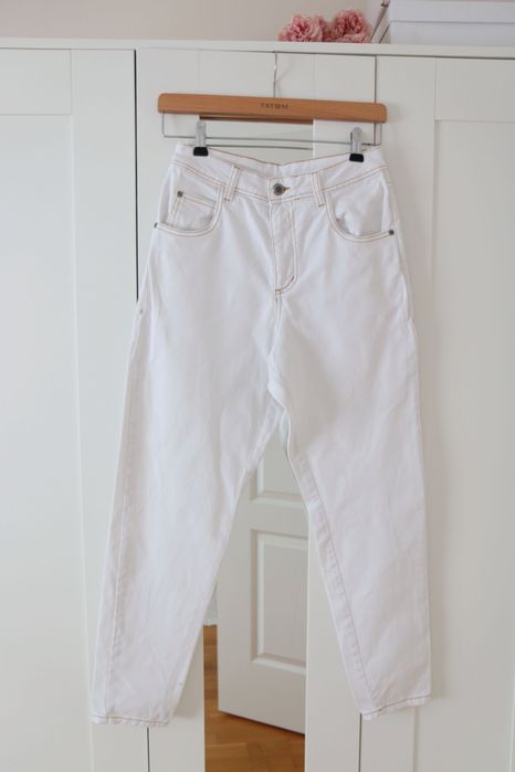 Spodnie skandynawskiej marki BITTE KAI RAND XS/S massimo dutti białe