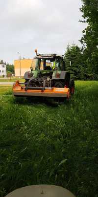 Mulczowanie łąk Fendt Vario 716 plus mulczer 2.8m