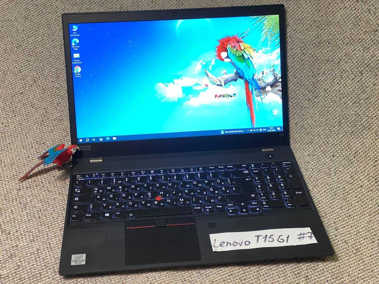 Как новый! Ноутбук Lenovo T15 Gen1 i5-10310u 16gb 512SSD Бат 9ч LTE #7