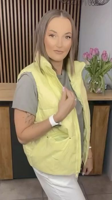 Kamizelka naturalny puch , nowość !!