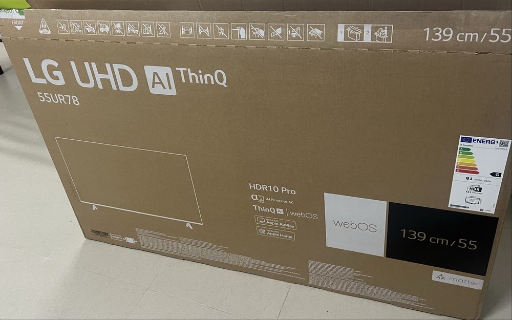 SmartTv LG 55UR78 55” para peças ou arranjo