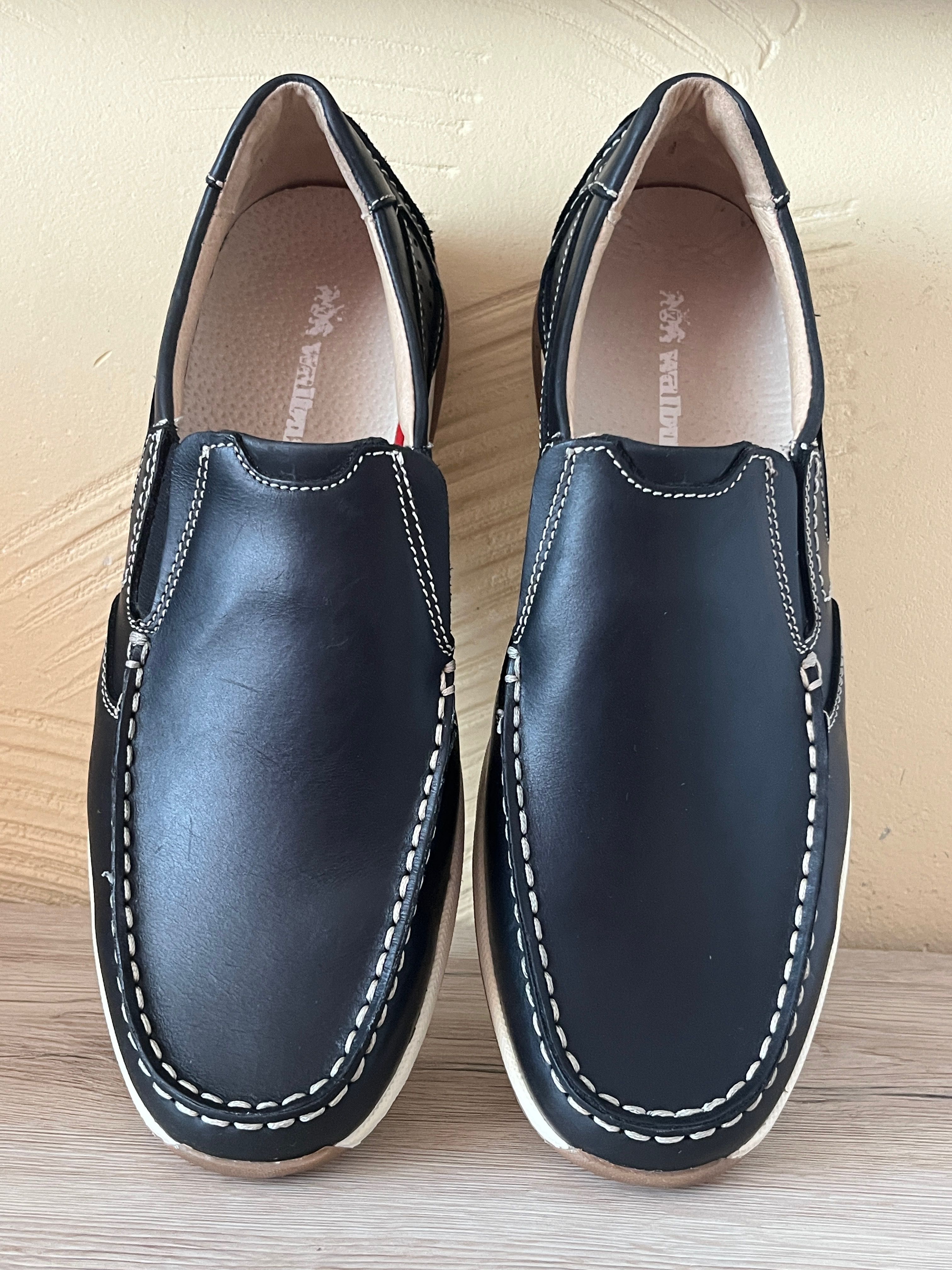 Męskie skórzane mokasyny Slip-on Walbusch