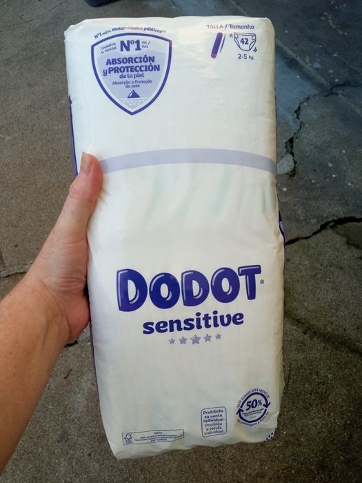 Fraldas Dodot sensitive