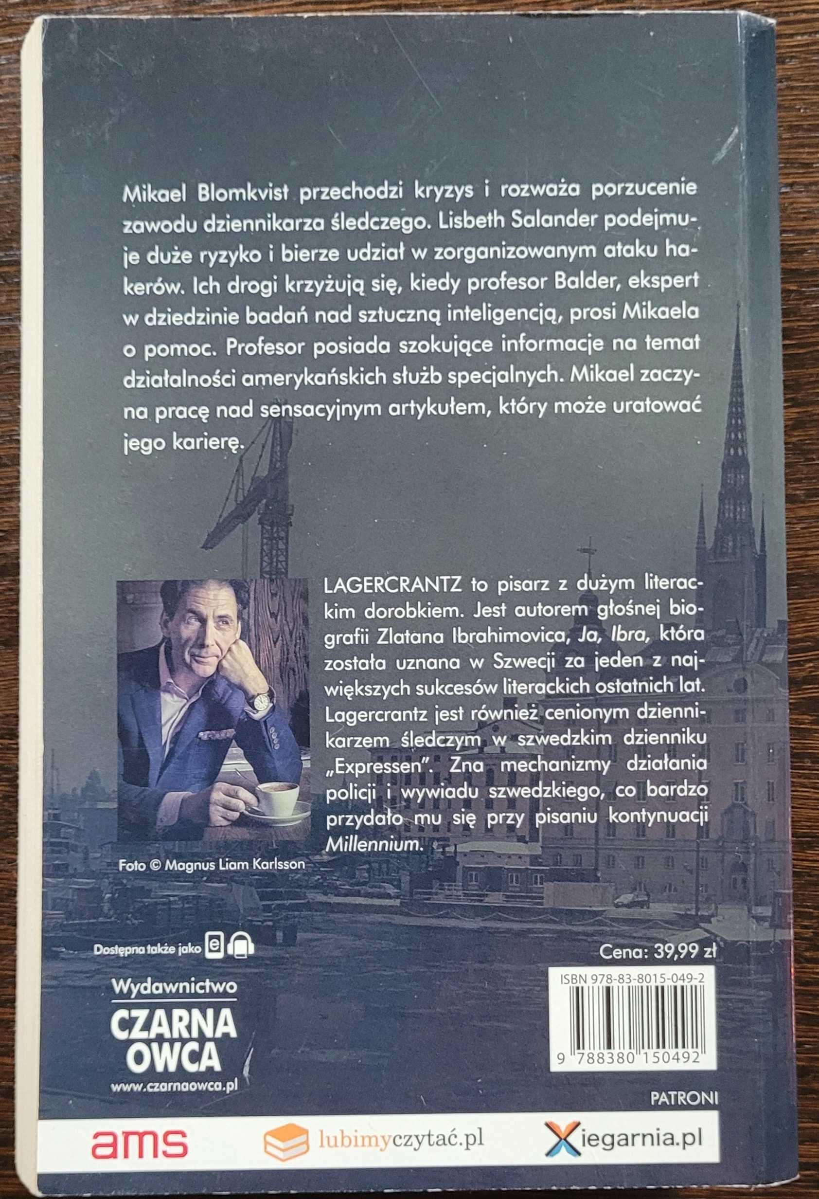 Książka Co nas nie zabije. Millennium. Tom 4 Lagercrantz David